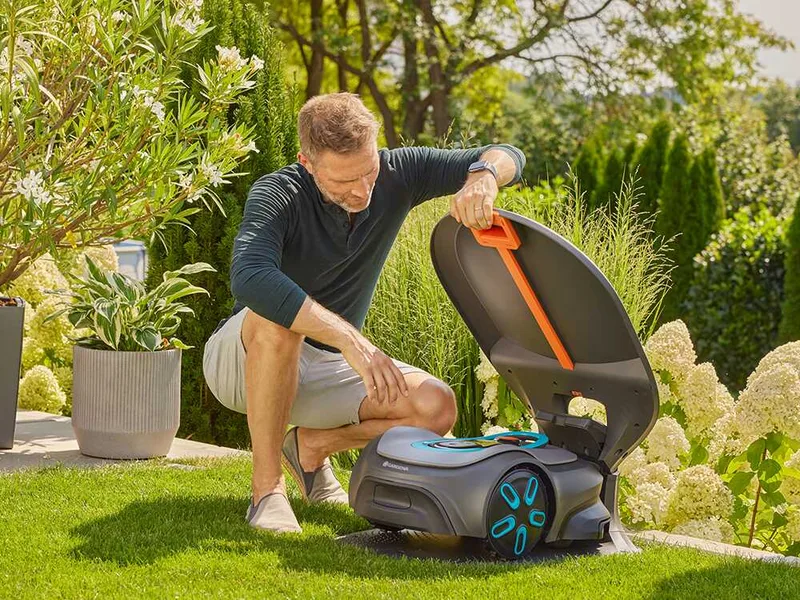 Abri de protection pour robot tondeuse Gardena SILENO Pro Max Sense Free
