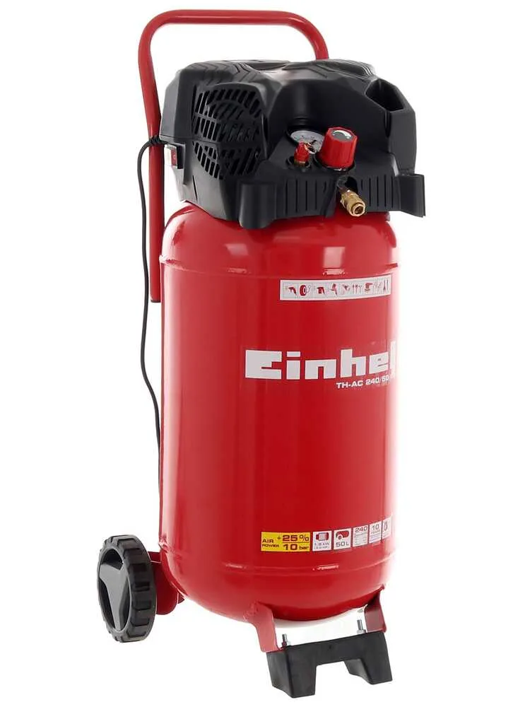 Einhell TH-AC 240/50/10 OF - Compresseur à air électrique portatif - Moteur 2 CV - 50 L oilless