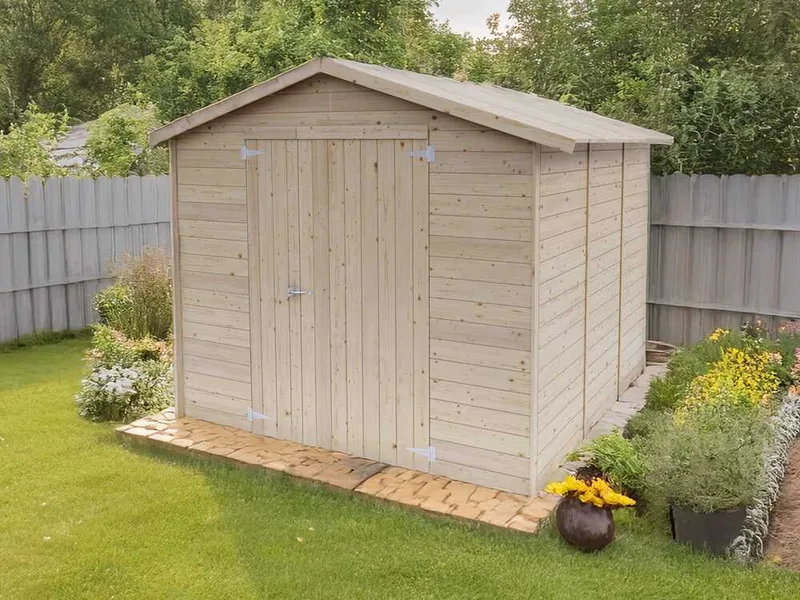 Alce Stefy 238x245 - Abri de jardin en bois - 238x245x220 cm
