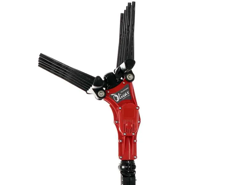 Peigne vibreur électrique à batterie Zanon Olivar Electric AL 300 - Perche télescopique en aluminium 210 - 340 cm