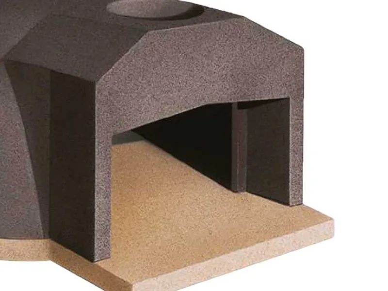 Linea VZ Ercolano - Four à bois encastrable avec chambre de 107x160 cm - Capacité de cuisson 8 pizzas