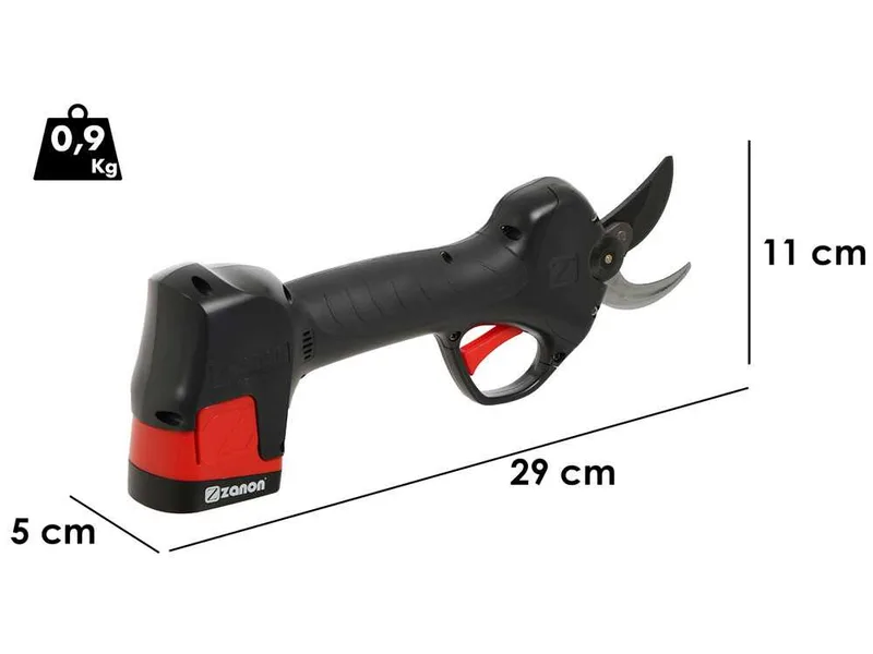 Zanon ZM 27 - Sécateur électrique de taille - 2x 14,4V 2.5Ah - Diamètre de coupe 27 mm