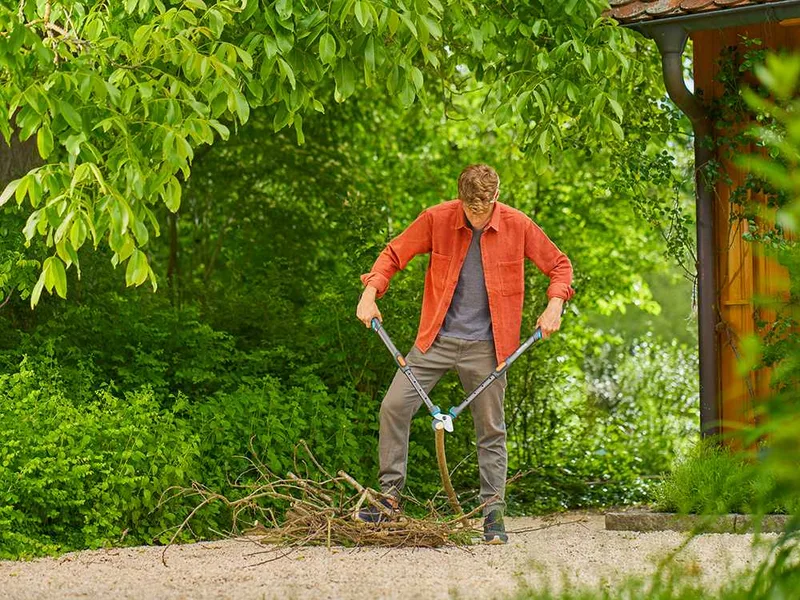 Gardena TeleCut Pro L - Coupe-branches Bypass Télescopique - Longueur 65/90 cm