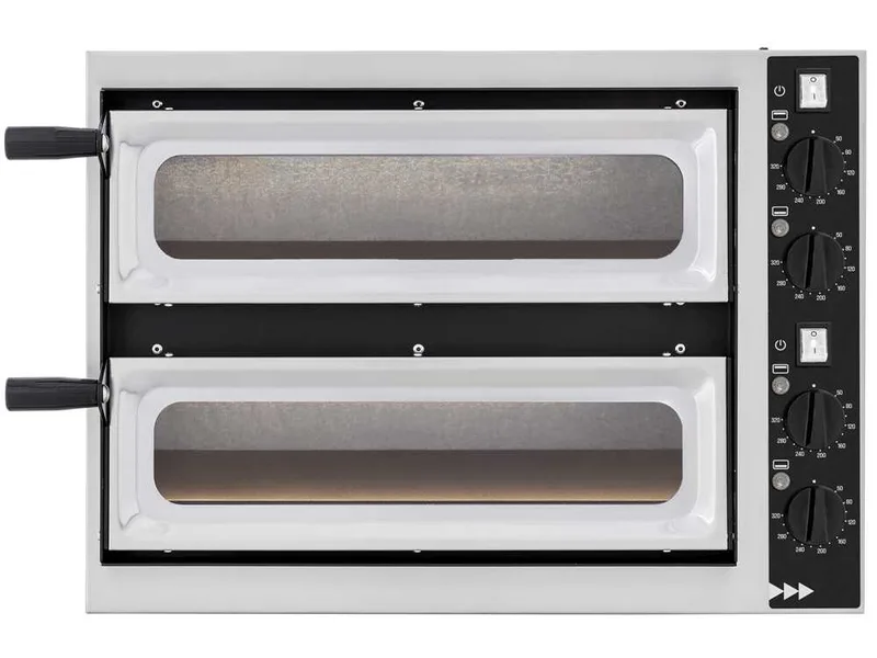 Prismafood small basic 2/40 vetro 4T - Four électrique à pizza - 4 thermostats