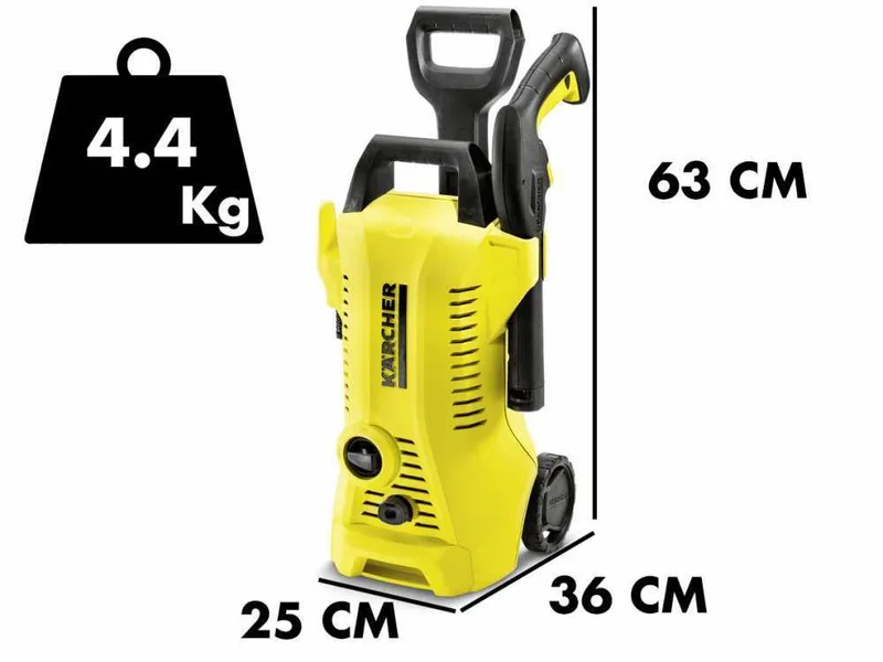 Karcher K2 Power Control - Nettoyeur haute pression à eau froide - 110 bar - 360Lt/h