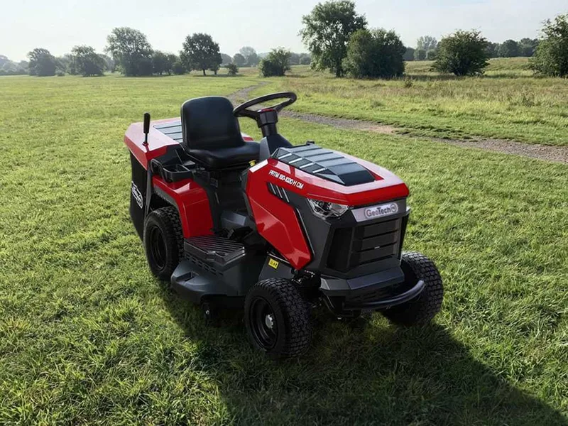 GeoTech Pro PRTM 180-1020 H-CM - Tracteur tondeuse - Transmission hydrostatique - Bac de ramassage