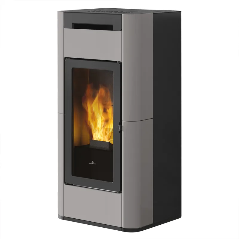 Edilkamin Tera H 25 Evo poêle à granulés hydro céramique gris clair