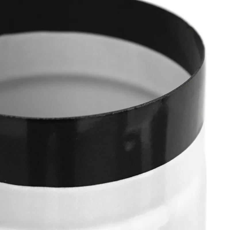 Tube de fumée / Tuyau de poêle émaillé 130mm - 150mm Blanc