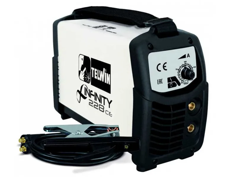 Poste à souder inverter à électrode et TIG en courant continu Telwin Infinity 228 CE - 200A Kit