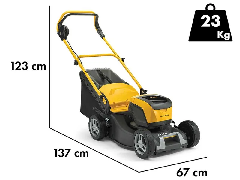 Stiga Collector 543 AE Kit - Tondeuse à gazon à batterie - 48V/4Ah - Coupe 41 cm