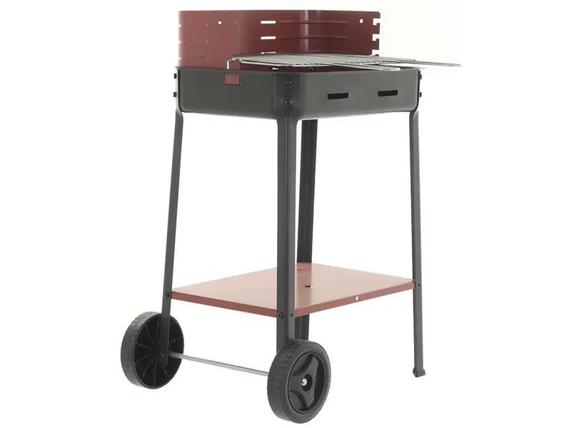 Mille Flavia c/r 45 - Barbecue à charbon en fer artisanal - 45,5x29,5 cm