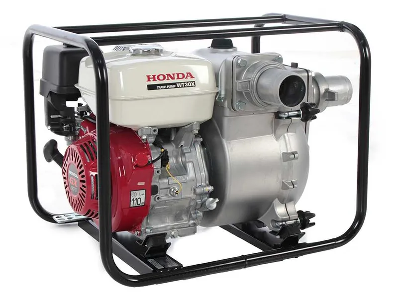 Honda WT30 - Motopompe thermique pour eaux chargées - Raccords 80 mm