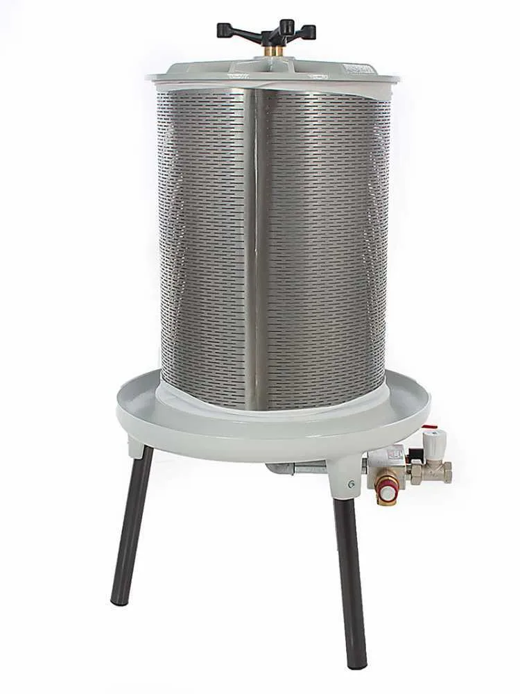 Grifo PEW20 – Pressoir hydraulique pour fruits 20 L – Cuve en acier inoxydable