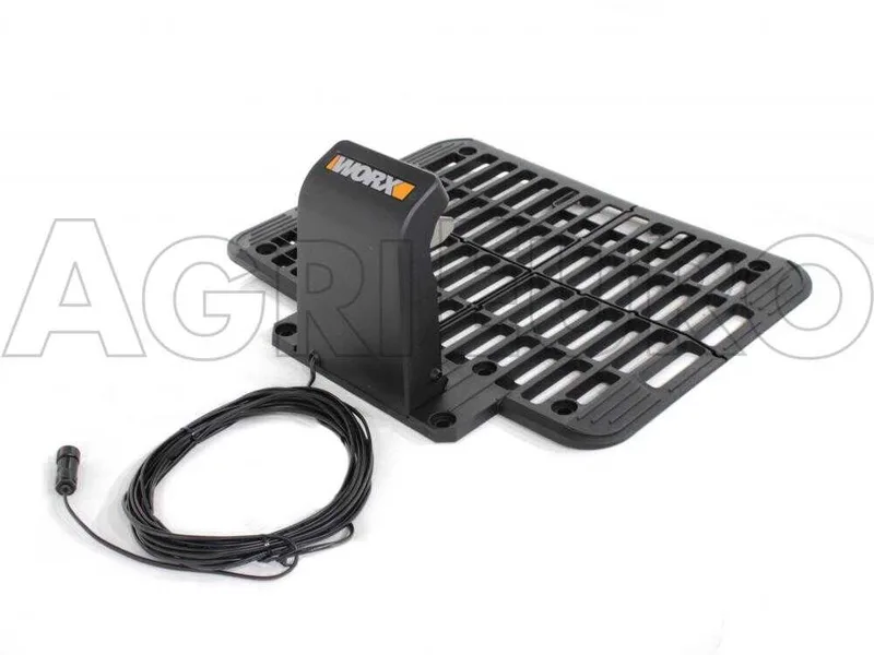 Seconde base de recharge pour Worx Landroid + chargeur + 8 clous de fixation et clé
