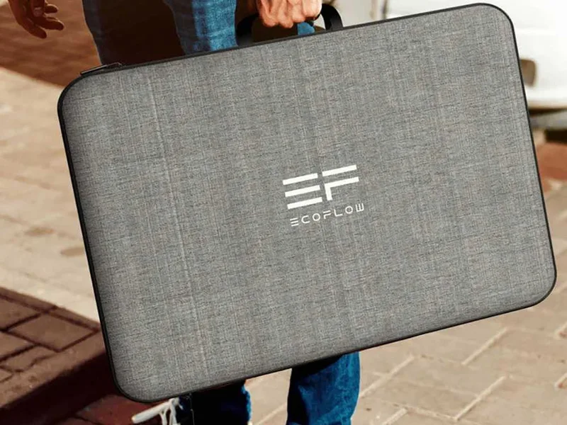 EcoFlow Panneau photovoltaïque portable à double face - 220 W