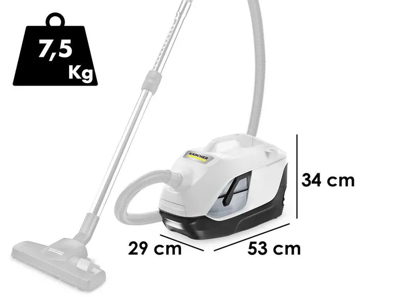 Karcher DS 6 - Aspirateur traîneau - avec filtre à eau - 650 W