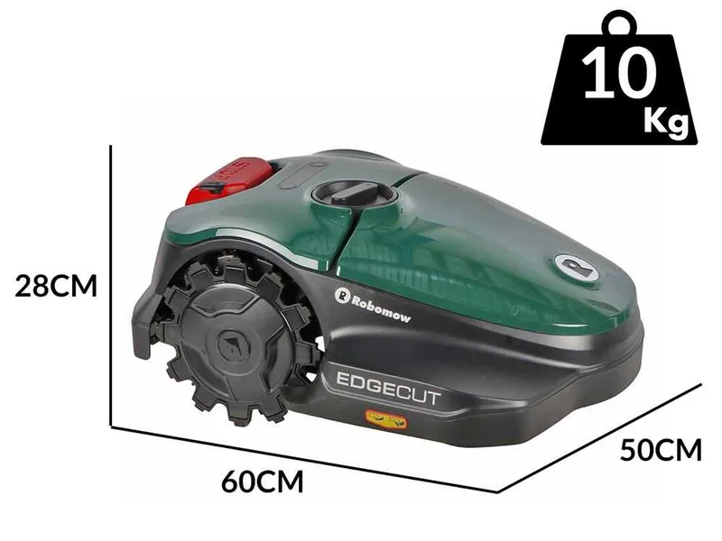 Robomow RKS 800 - Robot tondeuse avec périmètre - Avec batterie au lithium 18,5V 2,5Ah