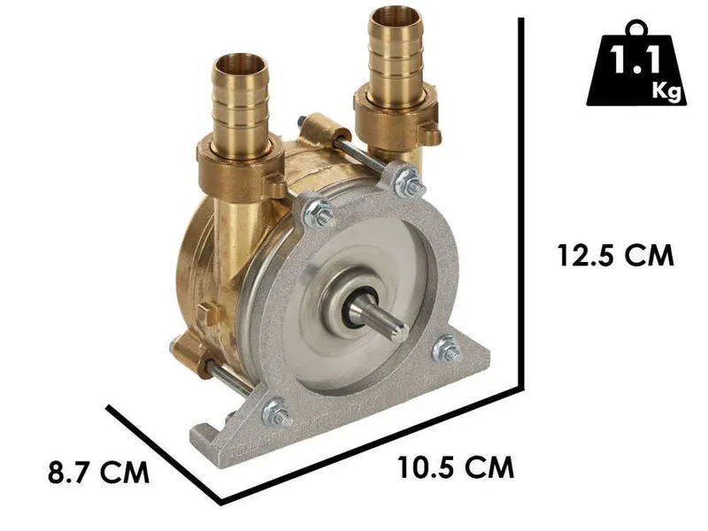 Tellarini TR 20 - Pompe de transfert pour perceuse en laiton