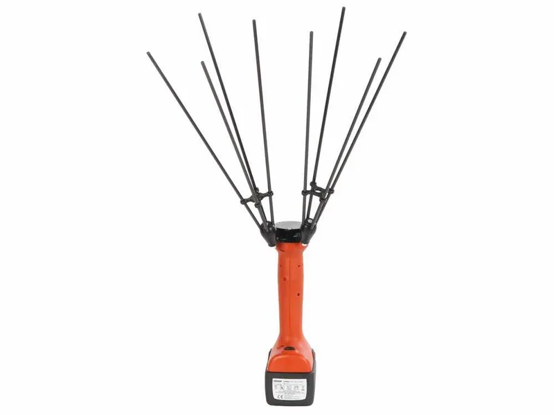 Stocker Magma E-35 21 V - Peigne vibreur manuel à batterie + perche de rallonge 205-325 cm - 21 V 4 Ah