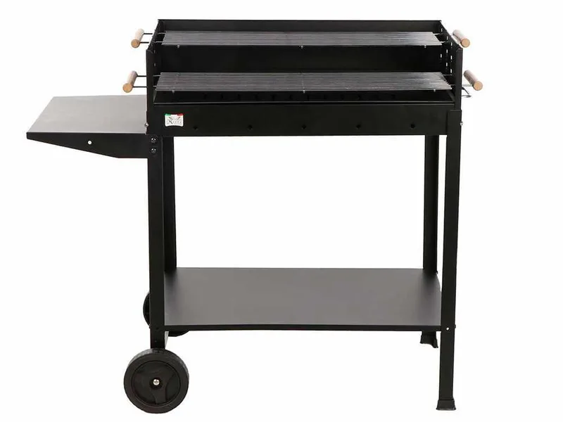 Mille Calypso - Barbecue à charbon en fer artisanal - 70,5x22 cm