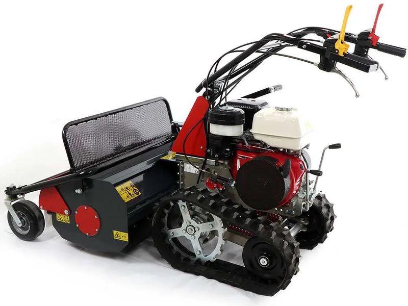 Benassi T900HD - Tondeuse débroussailleuse professionnelle à couteaux à chenilles - Honda GX390