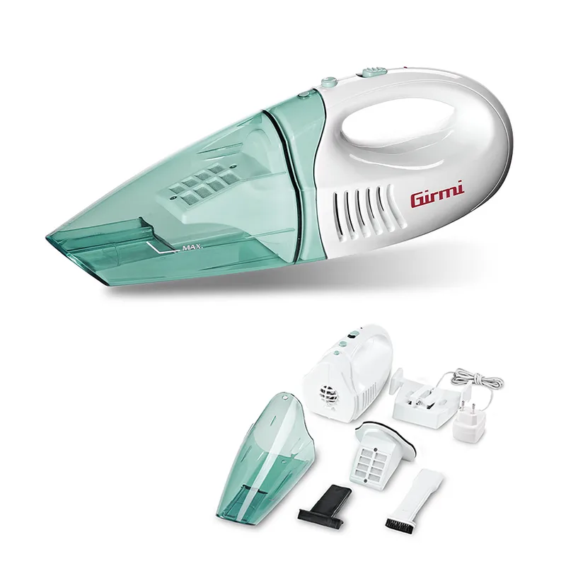 Girmi AP10 - Aspirateur portable rechargeable Wet & Dry - Batterie de 4,8V