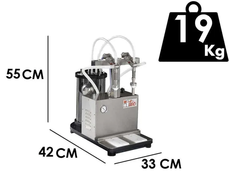 Il-Tec Ultrafiller 2 - Remplisseuse pneumatique à dépression pour liquides alimentaires