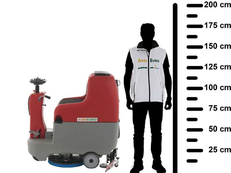 Autolaveuse à batterie sans-fils U.B. LP-550-B - 3 en 1 : lave, sèche et aspire