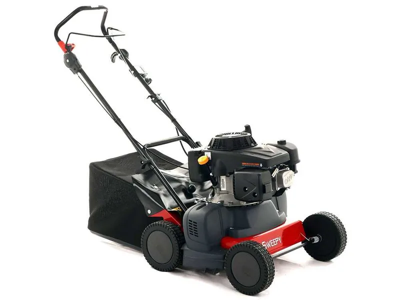 Balayeuse thermique Eurosystem SWEEPY avec moteur Loncin 196 OHV - avec bac de ramassage
