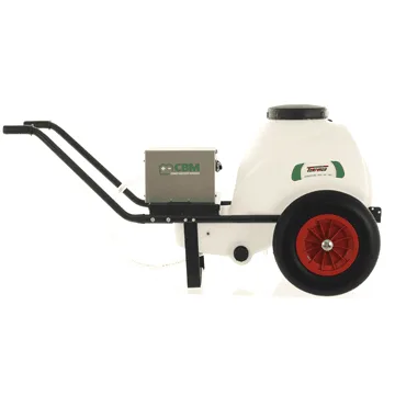 Groupe motopompe à batterie de pulvérisation Comet CBM 1200 HP sur chariot avec réservoir de 120 lt