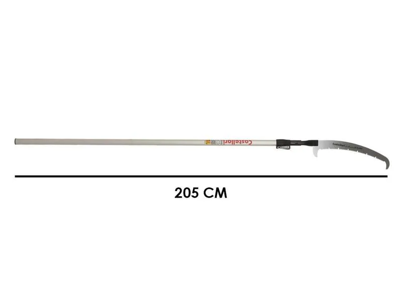 Castellari PS35PRO+AT3 - Scie à dents en « U » sur perche en aluminium - 205-320 cm - Lame de 35 cm