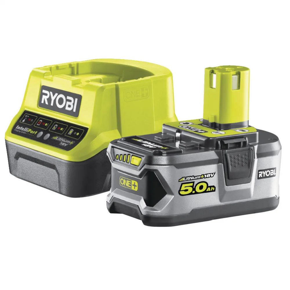 Batterie au lithium RYOBI - 18V - 5Ah + chargeur