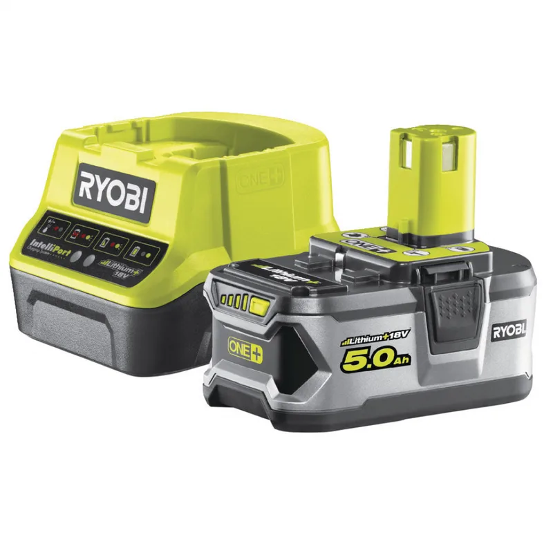 Batterie au lithium RYOBI - 18V - 5Ah + chargeur