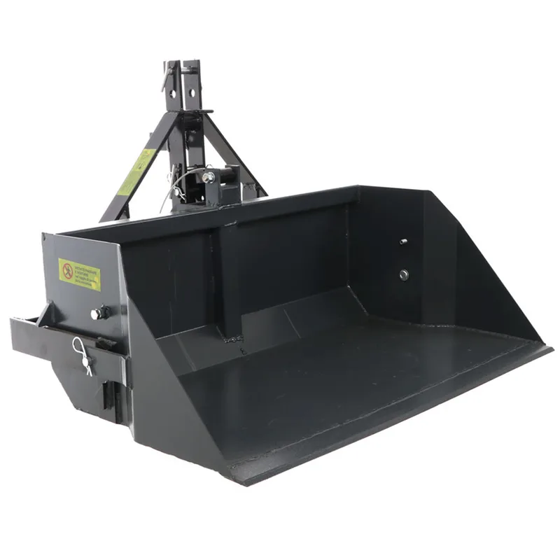Godet arrière pour tracteur Blackstone B-PAL 140 - avec lame de 140 cm - charge 400Kg