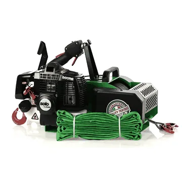 Docma VF150 Automatic - Treuil forestier moteur Solo HP50E-A - Câble Ø 6mm de 60m