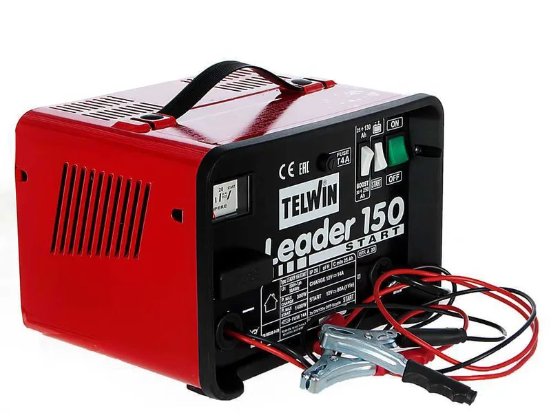 Telwin Leader 150 - Chargeur de voiture et démarreur - batteries humides/démarrage-arrêt d'une tension de 12V