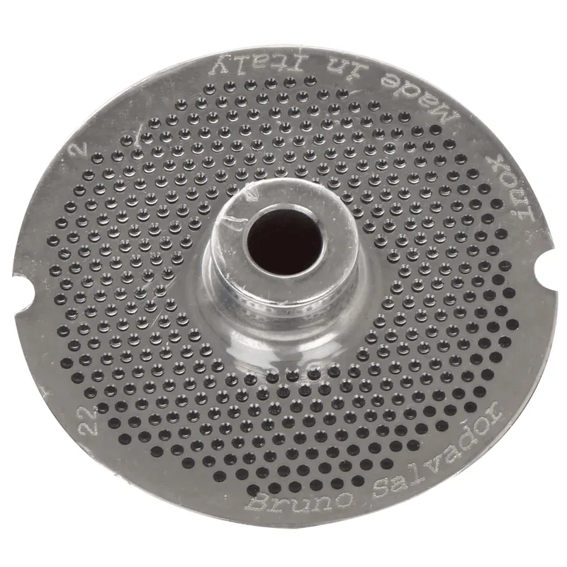 Filière pour hachoir à viande N.8 - trous de Ø 2 mm - diamètre filière 61 mm