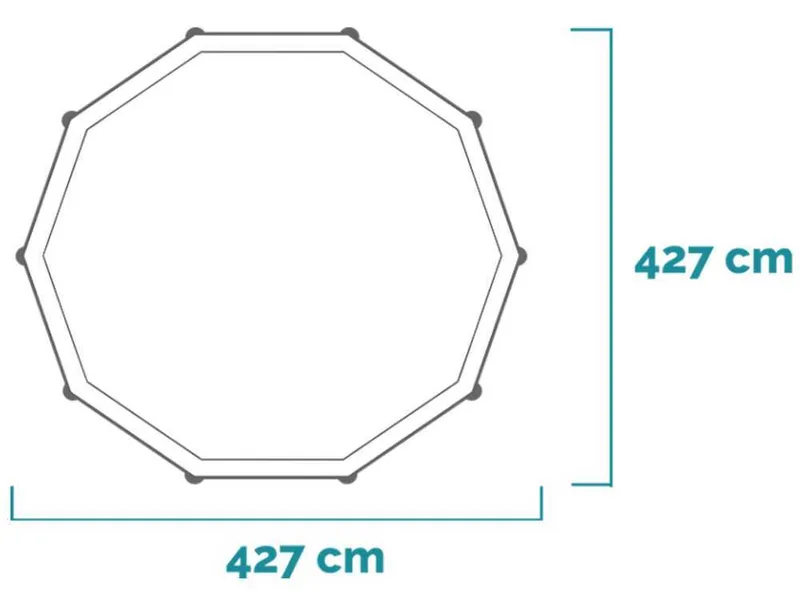 Intex Prisma Frame 26720NP - Ø427x107 cm - Piscine Ronde