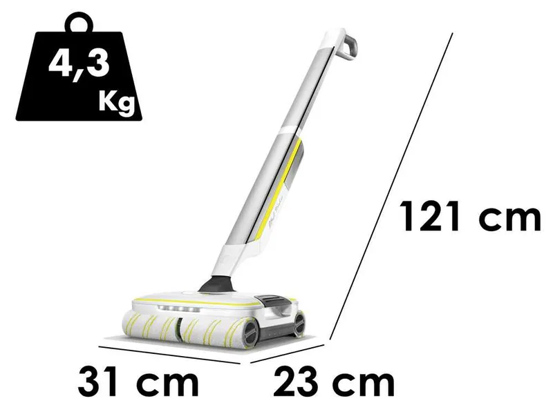 Karcher FC 8 Smart Signature Line - Autolaveuse à batterie 3 en 1 : lave, sèche, aspire