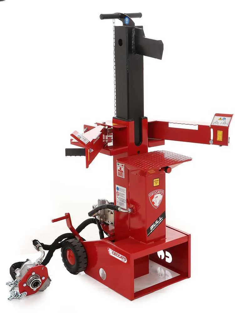 Ceccato bull SPLET12 kombi - Fendeuse hybride - Électrique et à tracteur - Verticale