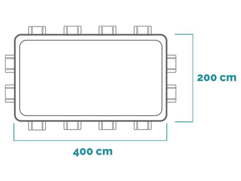 Intex Prisma Frame 26790NP - 400x200x122 cm - Piscine hors-sol + Épurateur et échelle