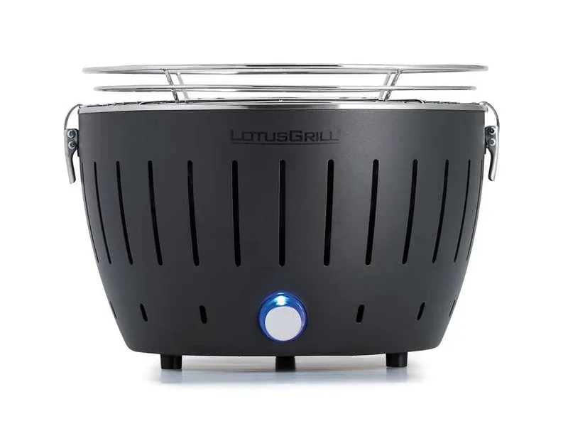 LotusGrill LG G28 U - Barbecue portable pour l'extérieur Mini - Coque anthracite