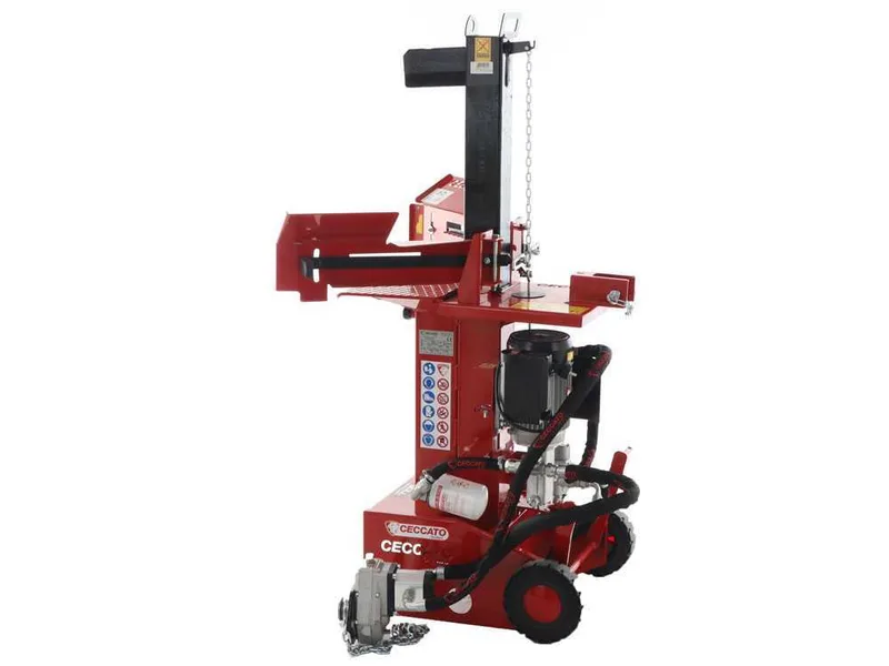 Ceccato bull SPLET10 kombi - Fendeuse à bois hybride - Verticale - Électrique et à tracteur