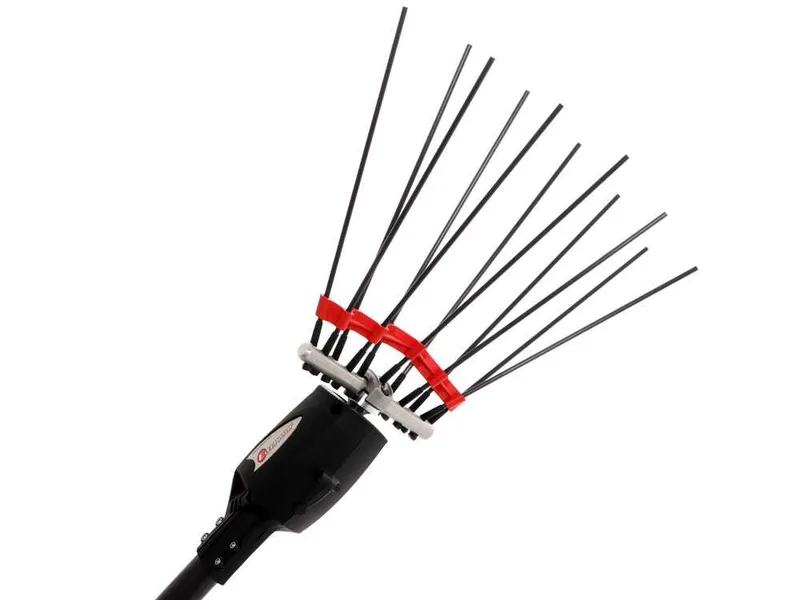 Peigne vibreur électrique à batterie Infaco V5000P3EF sur perche fixe de 250 cm - Batterie à dos incluse