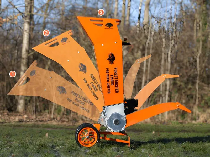 Forest Master FM9DD - Broyeur thermique - Moteur à essence LCT de 9 CV