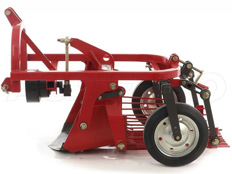 GeoTech Pro PD-50N - Arracheuse de pommes de terre - Convient aux pommes de terre, oignons et ail - Tamis oscillants - Pour tracteurs avec attelage à trois points