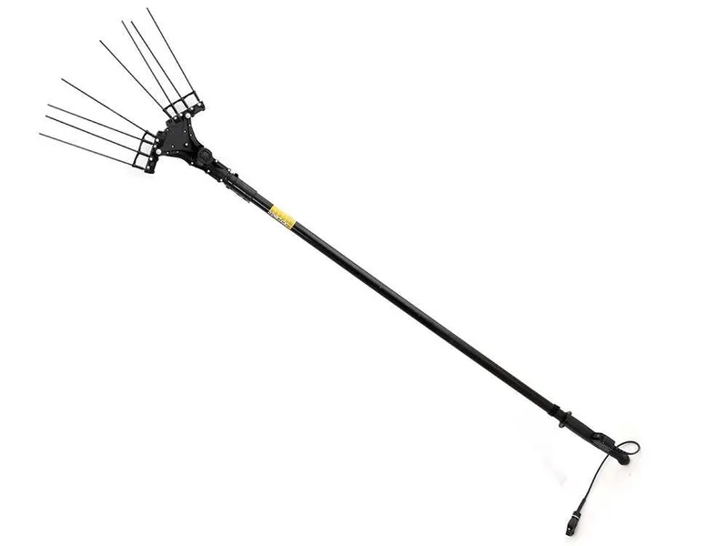 Peigne vibreur électrique à batterie Zanon Karbonium EVO AL 300/K - 210/340 - Perche télescopique