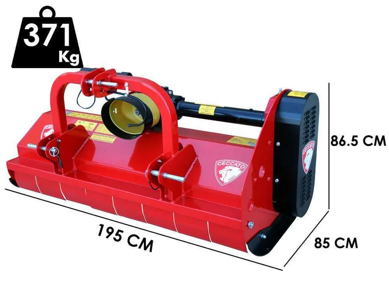 Ceccato Trincione 380 - T1800F - Broyeur à tracteur - Attelage Fixe - Série medium-lourde