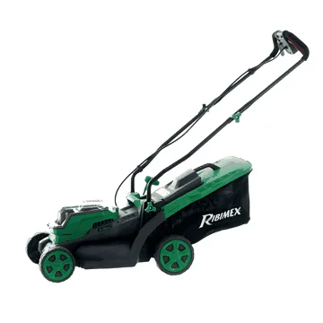 Tondeuse à poussée à batterie RIBIMEX PRBAT20-TON33 - Batterie de 2x20V 4Ah - Largeur de coupe 34 cm