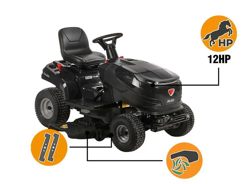 AL-KO Easy 13-92.6 CS-A - Tondeuse autoportée - Transmission à variation continue (CVT) - Éjection latérale